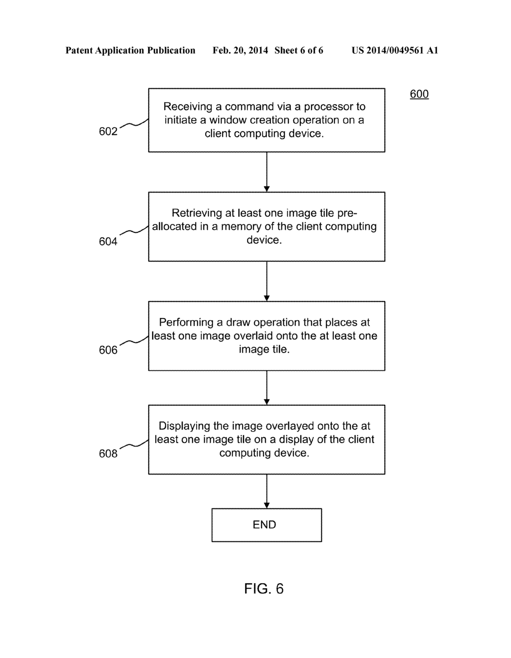 POOLING AND TILING DATA IMAGES FROM MEMORY TO DRAW WINDOWS ON A DISPLAY     DEVICE - diagram, schematic, and image 07