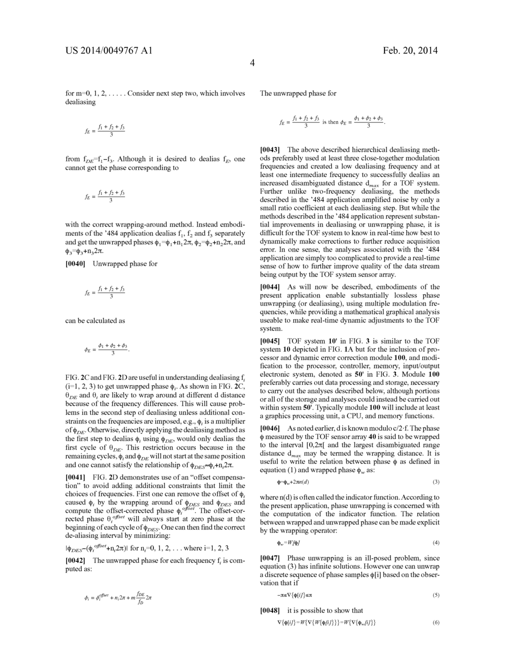 METHODS AND SYSTEMS FOR GEOMETRIC PHASE UNWRAPPING IN TIME OF FLIGHT     SYSTEMS - diagram, schematic, and image 14