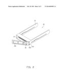 FASTENING DEVICE FOR HARD DISK DRIVE diagram and image