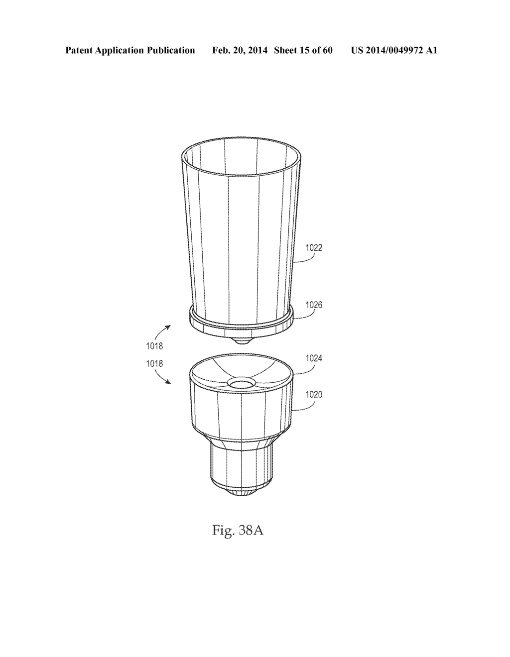 STEMMED LIGHTING ASSEMBLY WITH DISK-SHAPED ILLUMINATION ELEMENT - diagram, schematic, and image 16