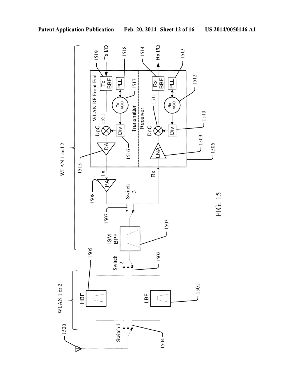 MULTI-RADIO INTERFERENCE MITIGATION VIA FREQUENCY SELECTIVITY - diagram, schematic, and image 13