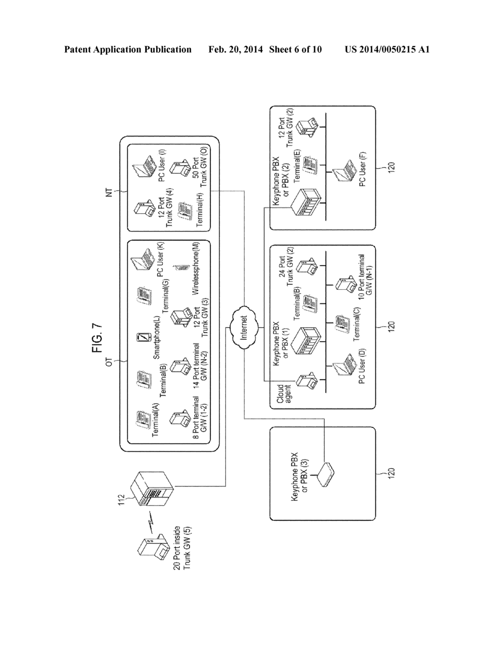 METHOD AND APPARATUS FOR VIRTUALIZING PRIVATE BRANCH EXCHANGE - diagram, schematic, and image 07