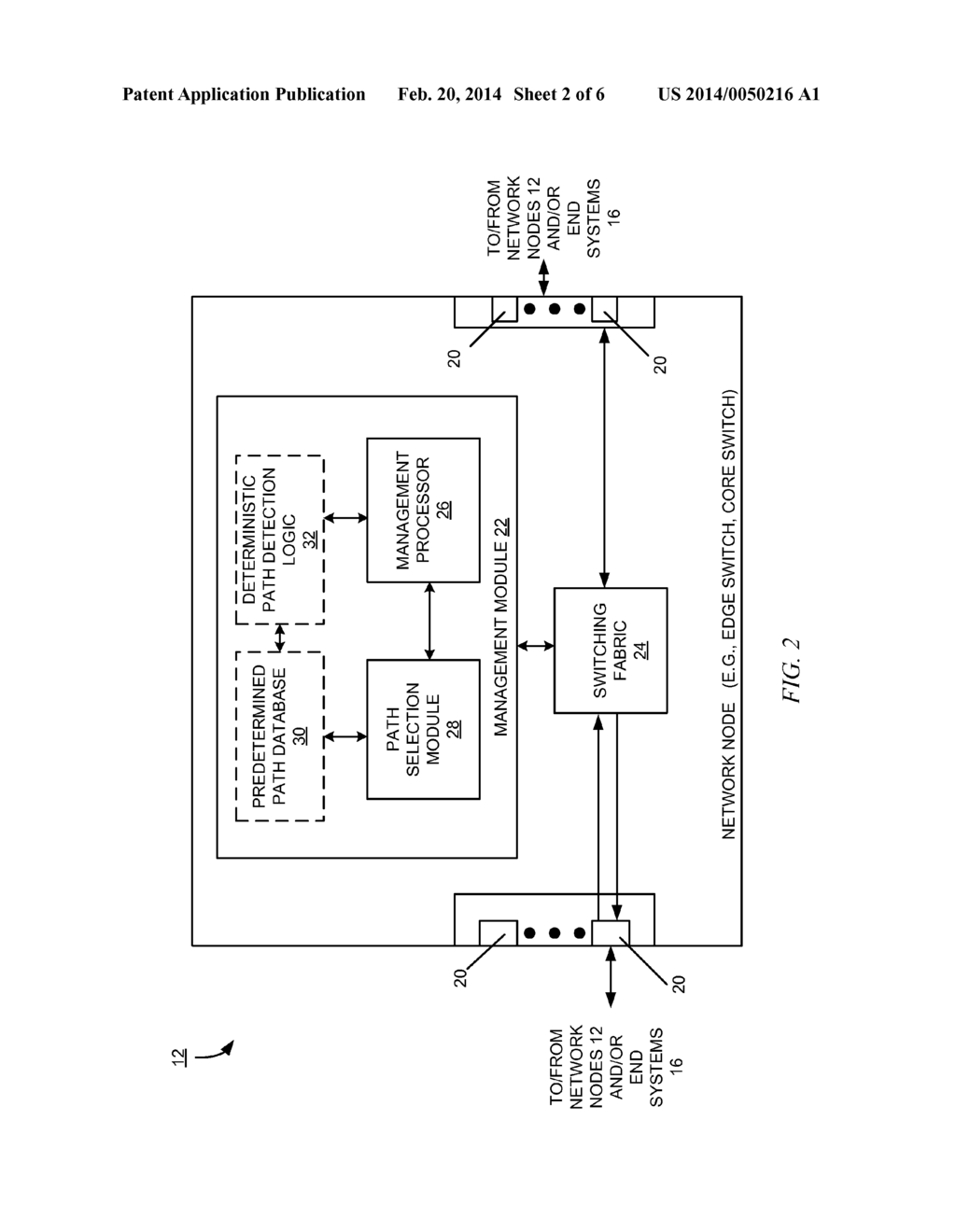 RELAYING FRAMES IN A LARGE LAYER 2 NETWORK FABRIC - diagram, schematic, and image 03