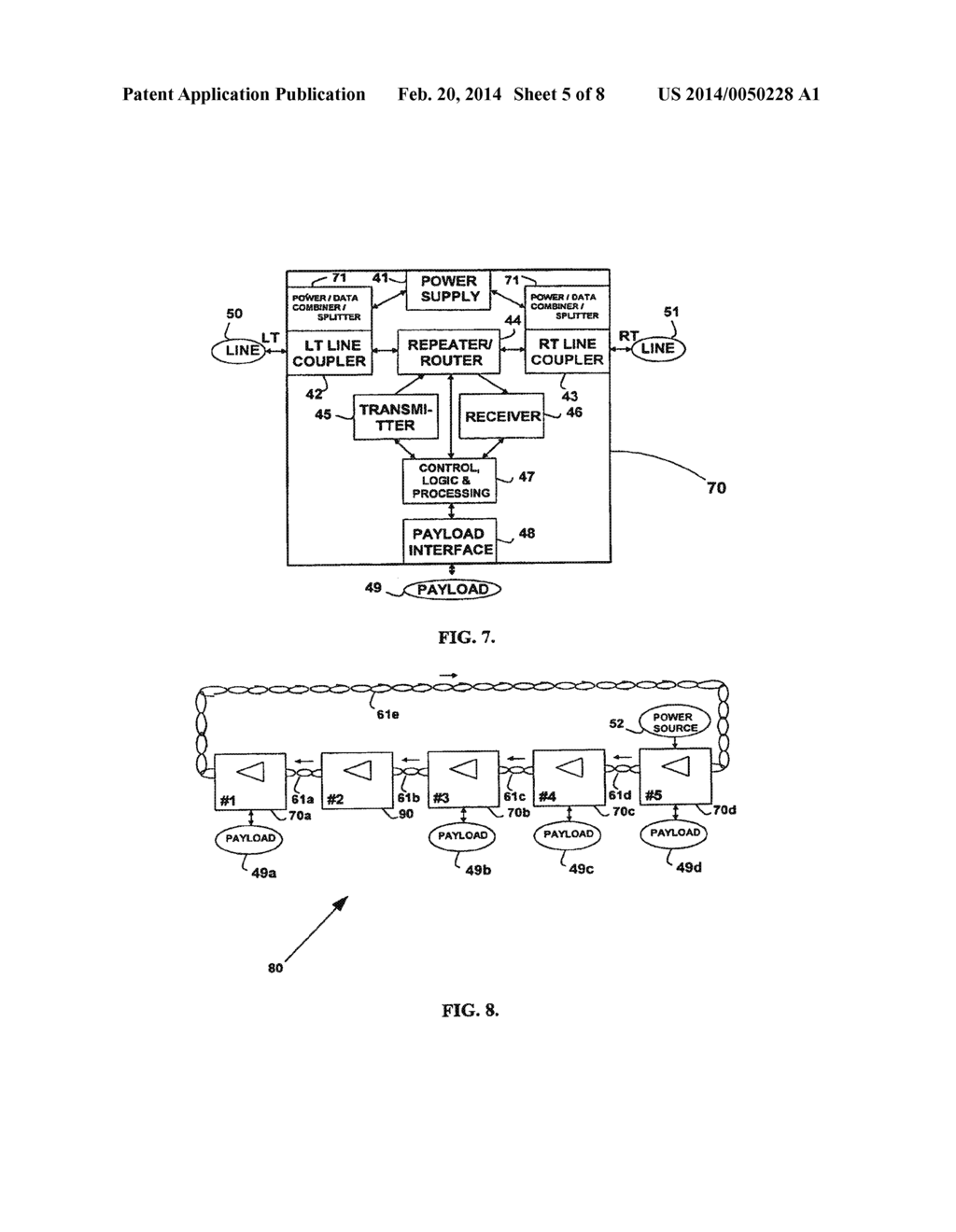 LOCAL AREA NETWORK FOR DISTRIBUTING DATA COMMUNICATION, SENSING AND     CONTROL SIGNALS - diagram, schematic, and image 06