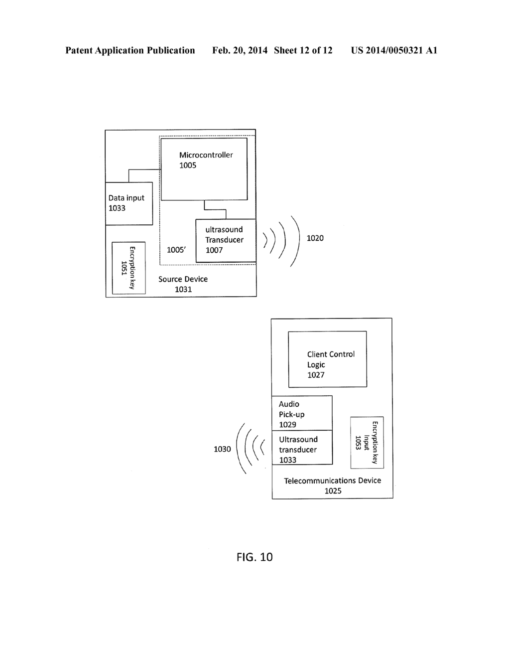 ULTRASONIC TRANSMISSION OF SIGNALS - diagram, schematic, and image 13