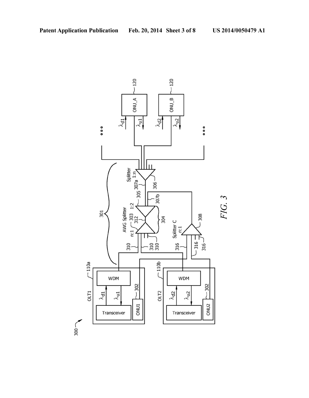 Inter-Optical Line Terminal (OLT) Communication in Multiple-OLT Passive     Optical Networks (PONs) - diagram, schematic, and image 04