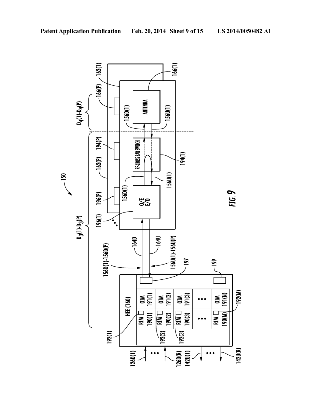 DETERMINING PROPAGATION DELAY OF COMMUNICATIONS IN DISTRIBUTED ANTENNA     SYSTEMS, AND RELATED COMPONENTS, SYSTEMS, AND METHODS - diagram, schematic, and image 10