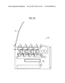 IMAGE FORMING APPARATUS AND DEVELOPER CONTAINER, DEVELOPING DEVICE,     PROCESS UNIT, AND REPLACEABLE UNIT THEREFOR diagram and image