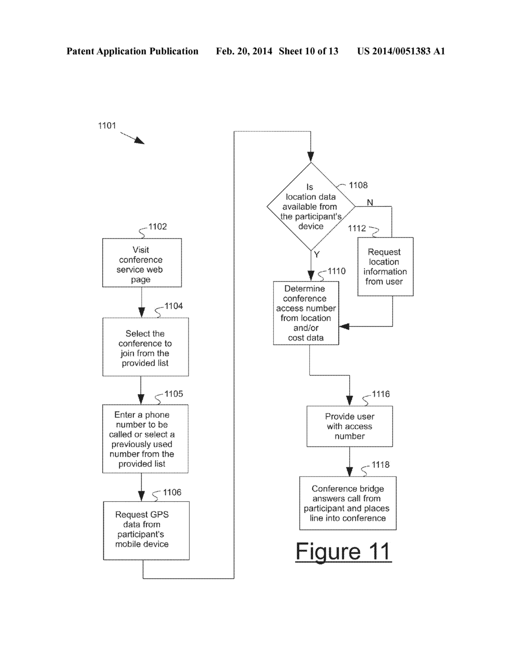 System and Method of Routing Conference Call Participants - diagram, schematic, and image 11