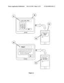 SECURE METHOD TO EXCHANGE DIGITAL CONTENT BETWEEN A SCANNING APPLIANCE AND     SMS-ENABLED DEVICE diagram and image