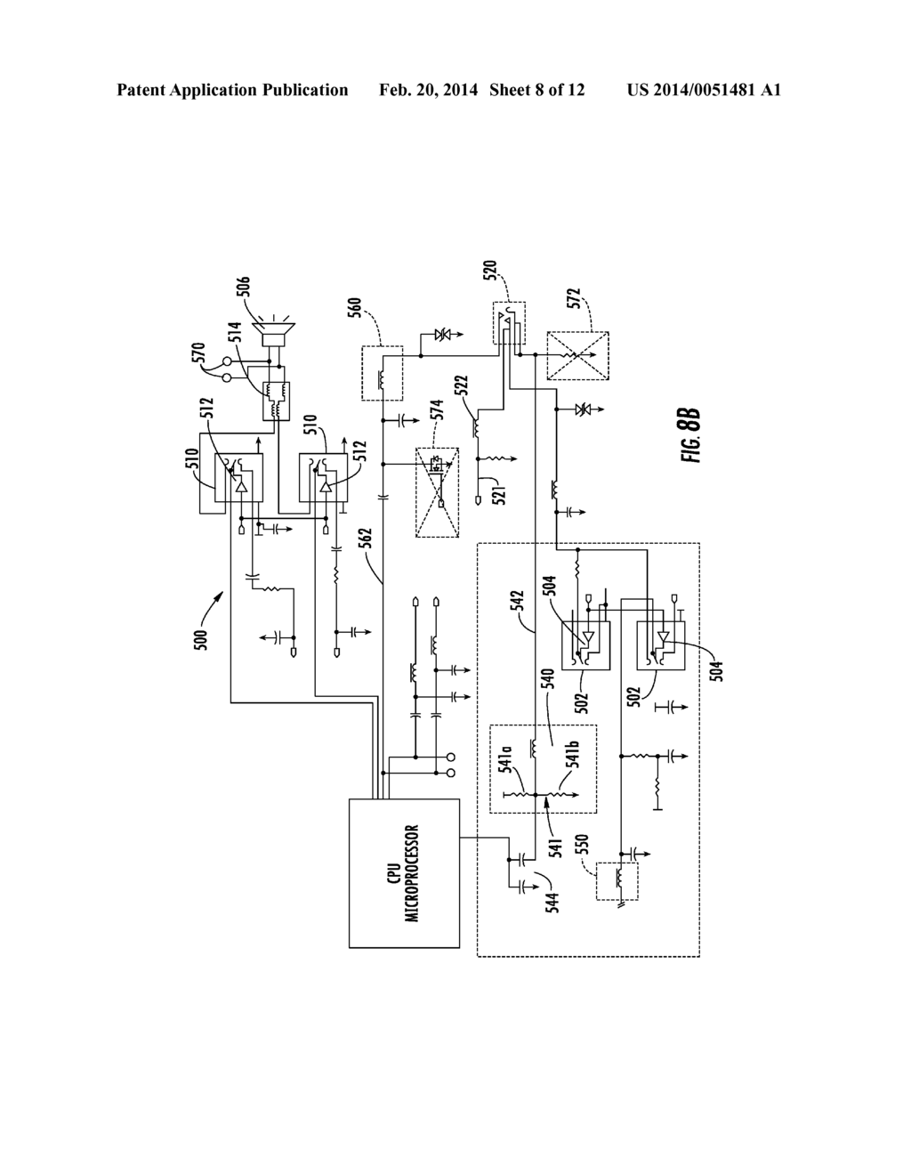 MOBILE WIRELESS COMMUNICATIONS DEVICE WITH REDUCED INTERFERING ENERGY FROM     THE DISPLAY AND RELATED METHODS - diagram, schematic, and image 09