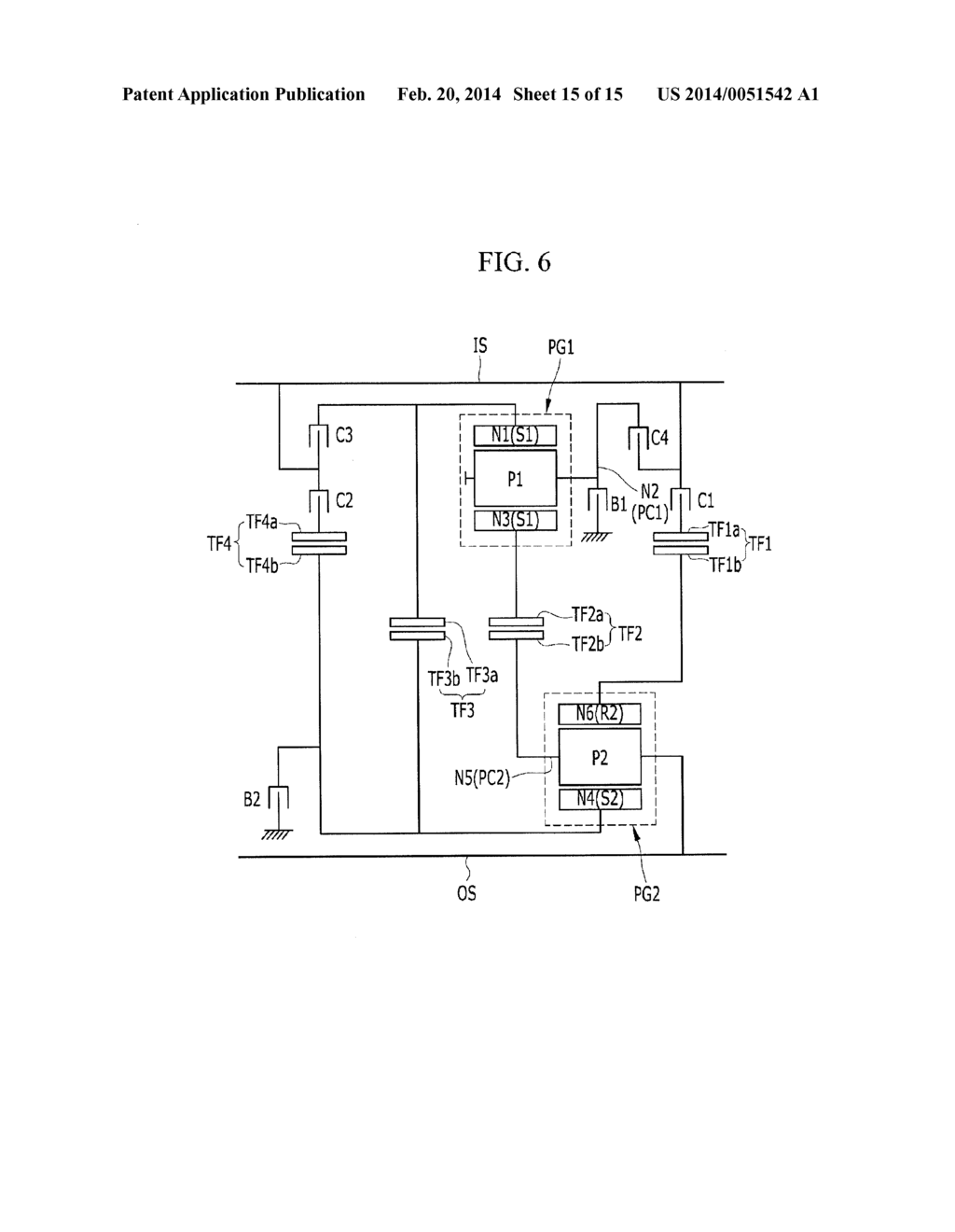 PLANETARY GEAR TRAIN OF AUTOMATIC TRANSMISSION FOR VEHICLES - diagram, schematic, and image 16