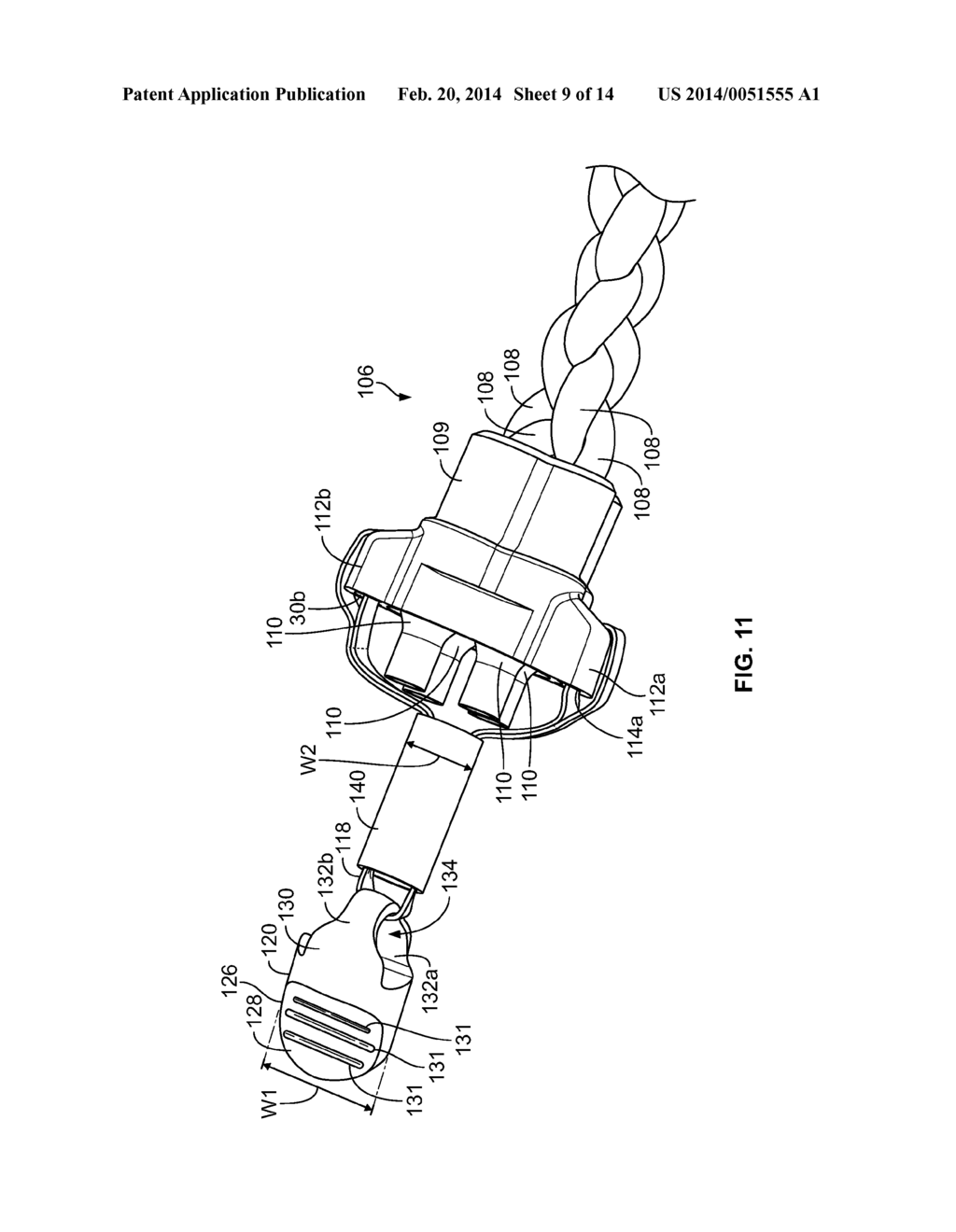 ELONGATE MEMBER FOR FORMING AN EXERCISE DEVICE - diagram, schematic, and image 10