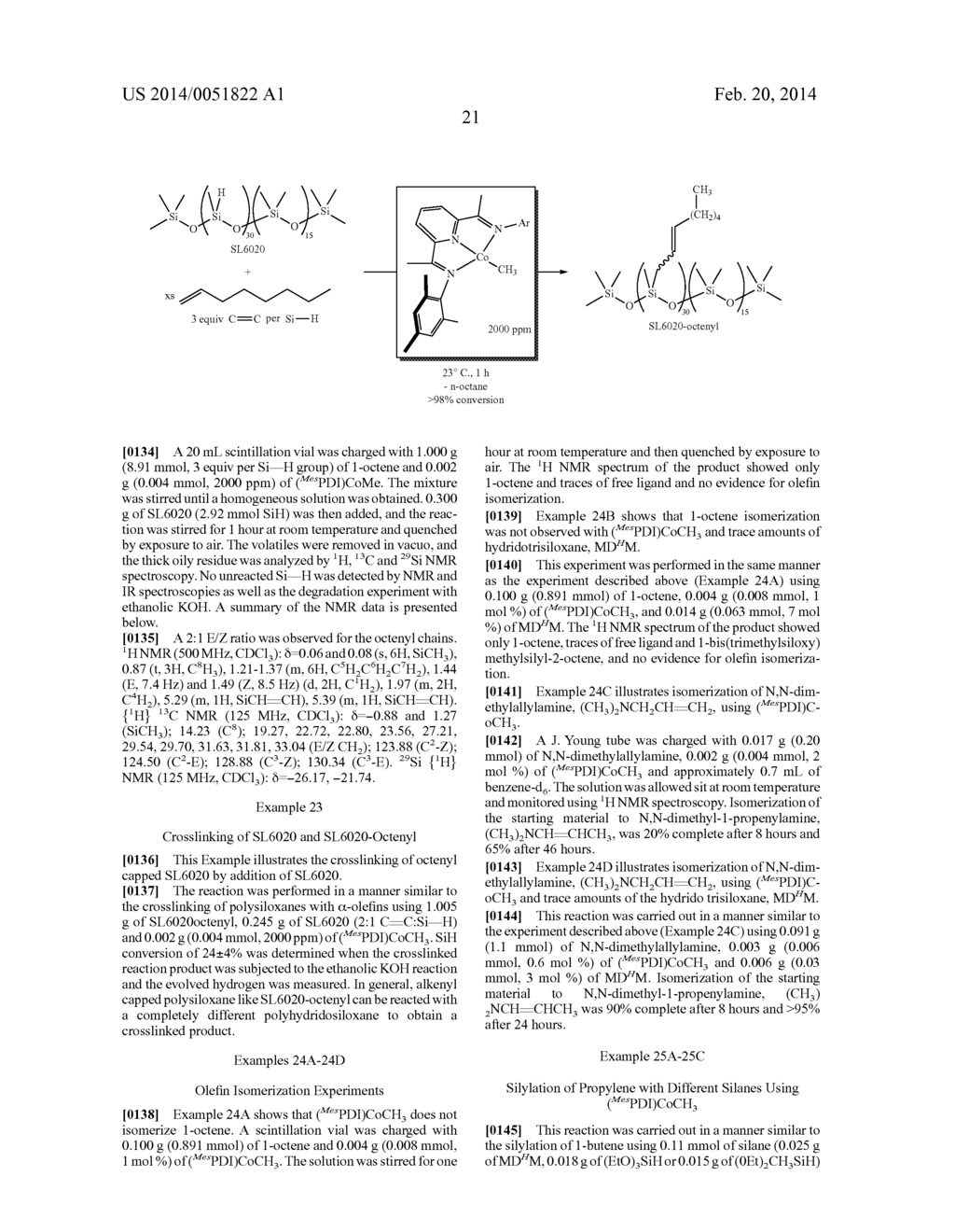 Dehydrogenative Silylation and Crosslinking Using Cobalt Catalysts - diagram, schematic, and image 22