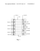 Back brace frame with one power module diagram and image