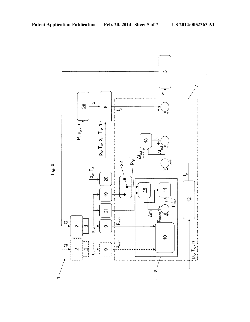 METHOD FOR OPERATING AN INTERNAL COMBUSTION ENGINE - diagram, schematic, and image 06