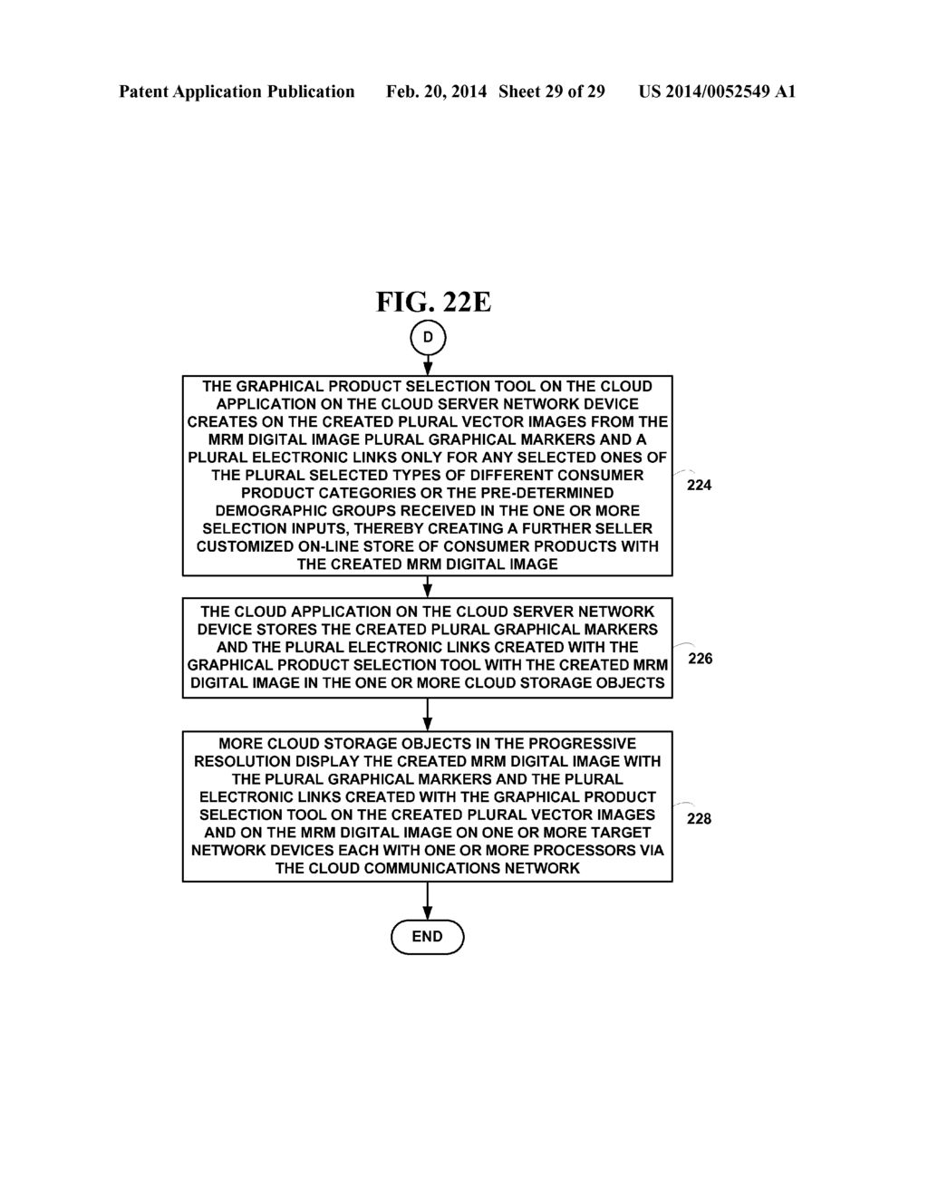 METHOD AND SYSTEM FOR MANAGING AND DISPLAYING PRODUCT IMAGES WITH CLOUD     COMPUTING - diagram, schematic, and image 30