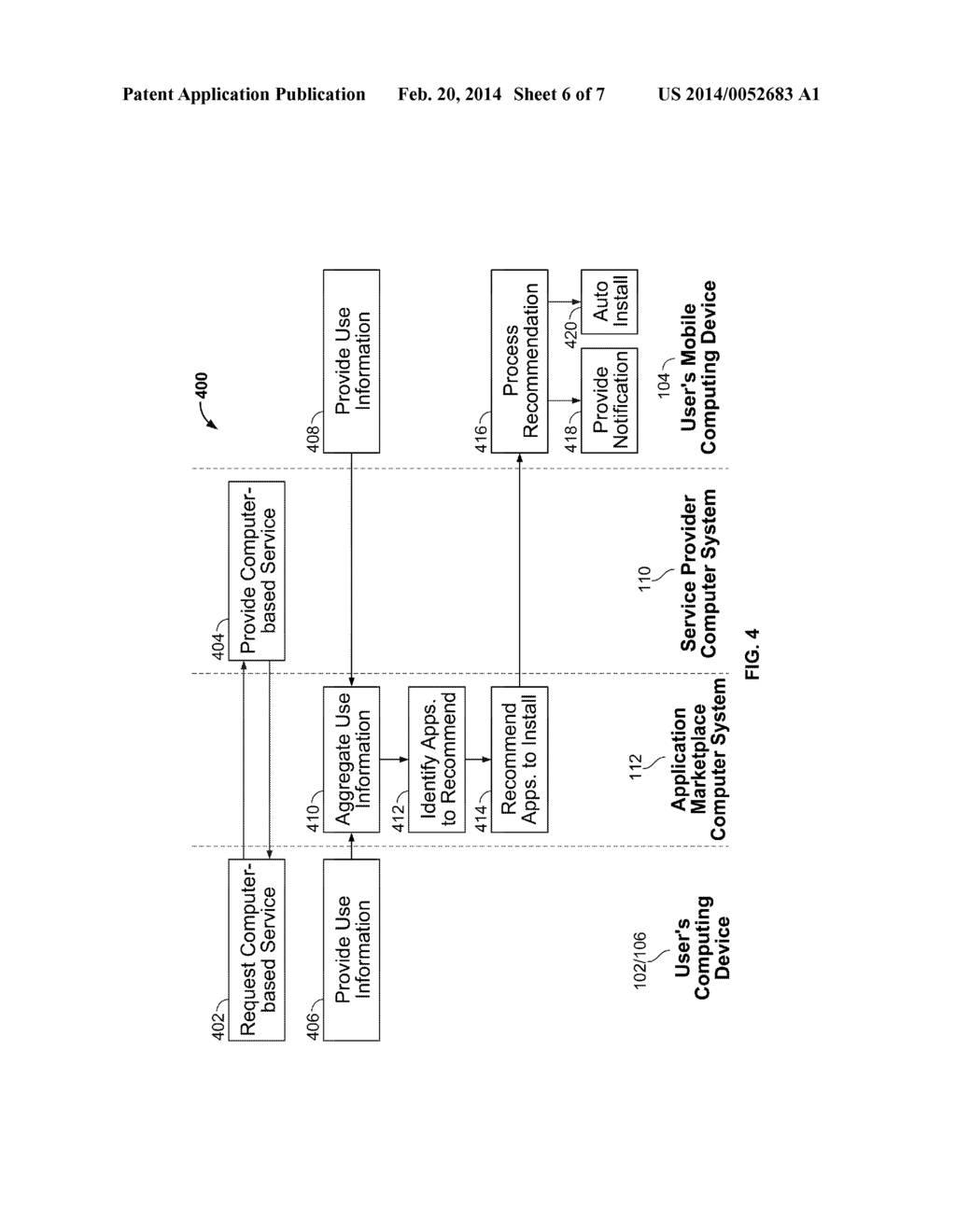 RECOMMENDING NATIVE APPLICATIONS - diagram, schematic, and image 07