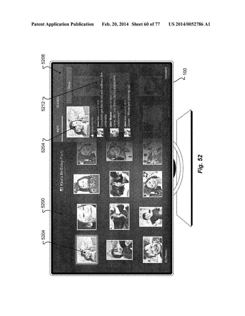 SYSTEMS AND METHODS FOR PROVIDING SOCIAL MEDIA WITH AN INTELLIGENT     TELEVISION - diagram, schematic, and image 61