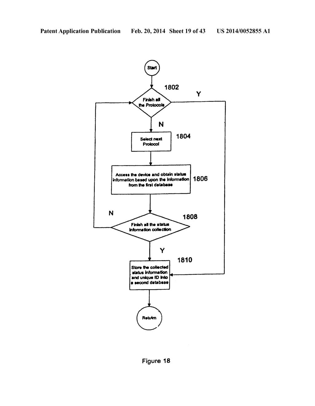 METHOD FOR PARSING AN INFORMATION STRING TO EXTRACT REQUESTED INFORMATION     RELATED TO A DEVICE COUPLED TO A NETWORK IN A MULTI-PROTOCOL REMOTE     MONITORING SYSTEM - diagram, schematic, and image 20