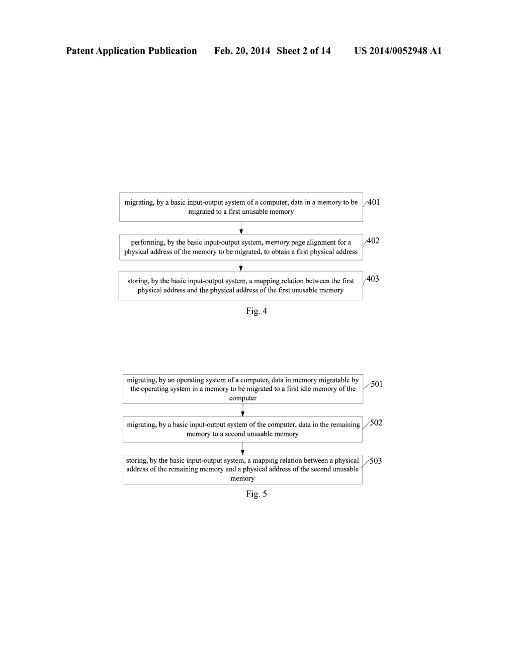 METHOD AND DEVICE FOR IMPLEMENTING MEMORY MIGRATION - diagram, schematic, and image 03