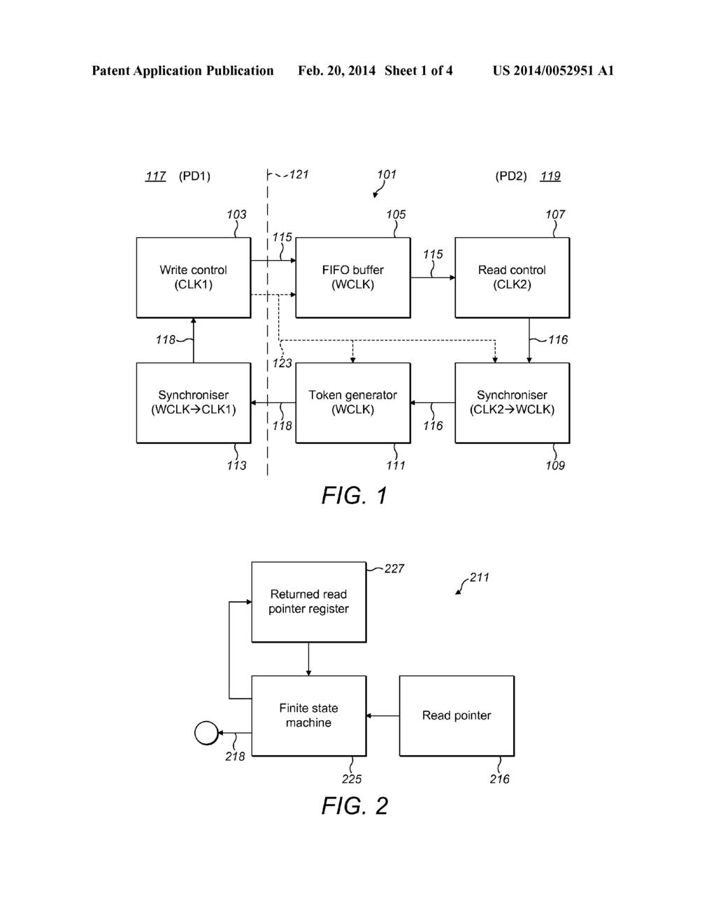 Method and Apparatus for Transferring Data from a First Domain to a Second     Domain - diagram, schematic, and image 02