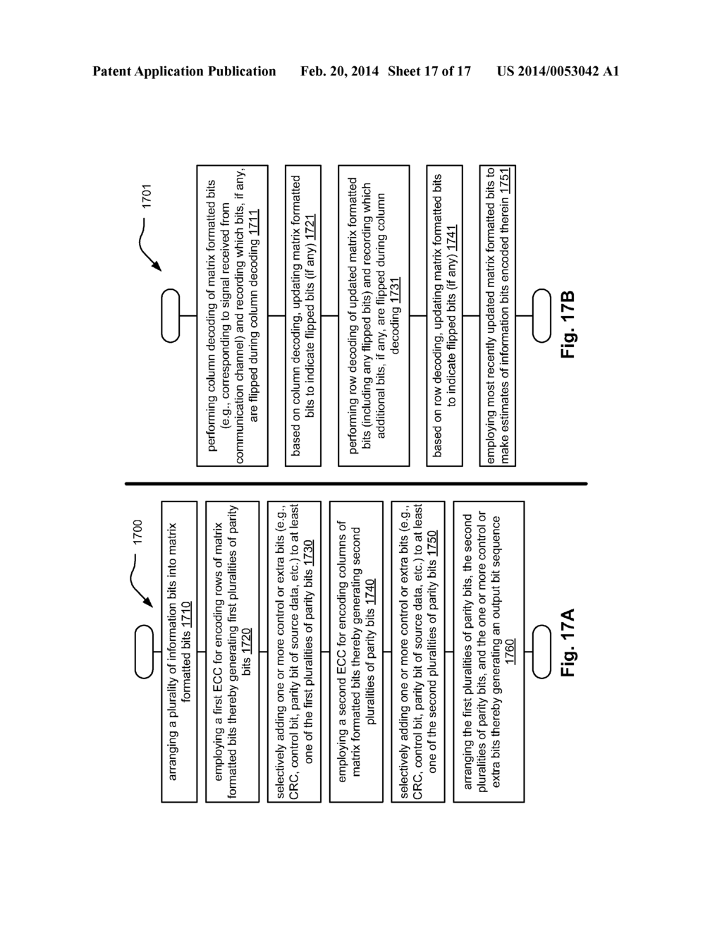 Communication device employing binary product coding with selective     additional Cyclic Redundancy Check (CRC) therein - diagram, schematic, and image 18