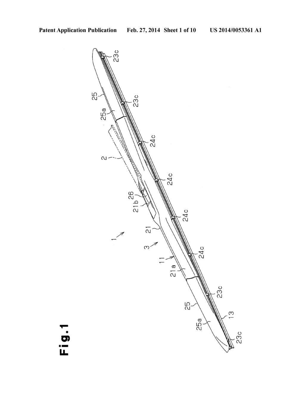 WIPER, WIPER LEVER ASSEMBLY, AND WIPER BLADE - diagram, schematic, and image 02