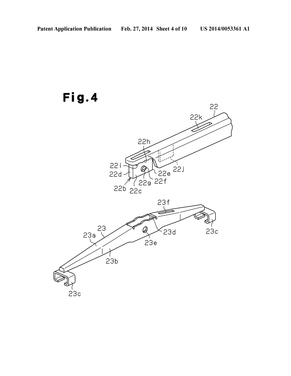 WIPER, WIPER LEVER ASSEMBLY, AND WIPER BLADE - diagram, schematic, and image 05