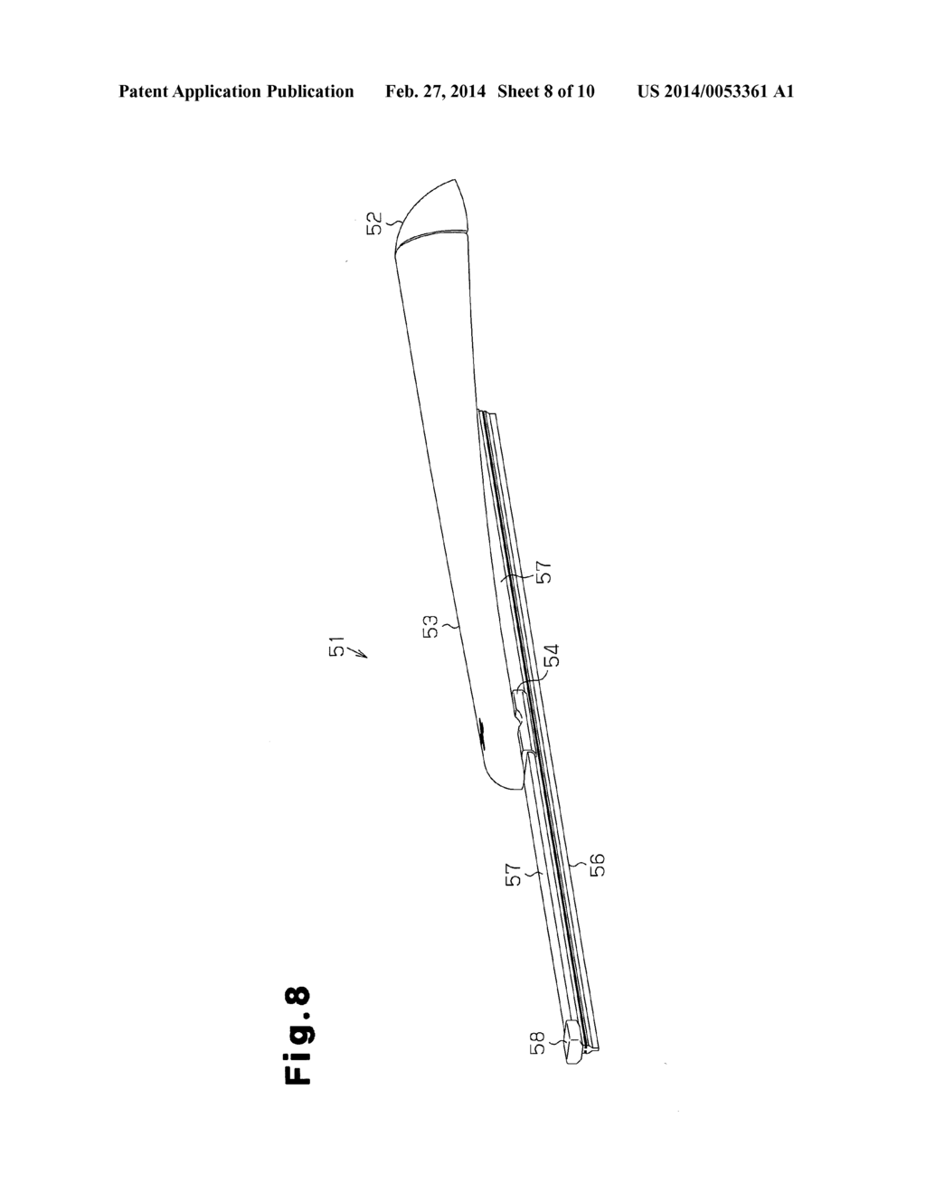 WIPER, WIPER LEVER ASSEMBLY, AND WIPER BLADE - diagram, schematic, and image 09