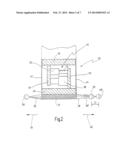 MEASURING HEAD FOR A COORDINATE MEASURING MACHINE FOR DETERMINING SPATIAL     COORDINATES ON A MEASUREMENT OBJECT diagram and image