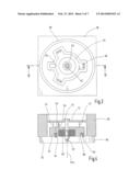 MEASURING HEAD FOR A COORDINATE MEASURING MACHINE FOR DETERMINING SPATIAL     COORDINATES ON A MEASUREMENT OBJECT diagram and image