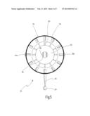 MEASURING HEAD FOR A COORDINATE MEASURING MACHINE FOR DETERMINING SPATIAL     COORDINATES ON A MEASUREMENT OBJECT diagram and image