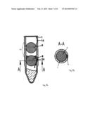 DEVICE FOR CLOSING A SAMPLE RECEPTACLE WITH A SPHERICAL CLOSURE ELEMENT diagram and image