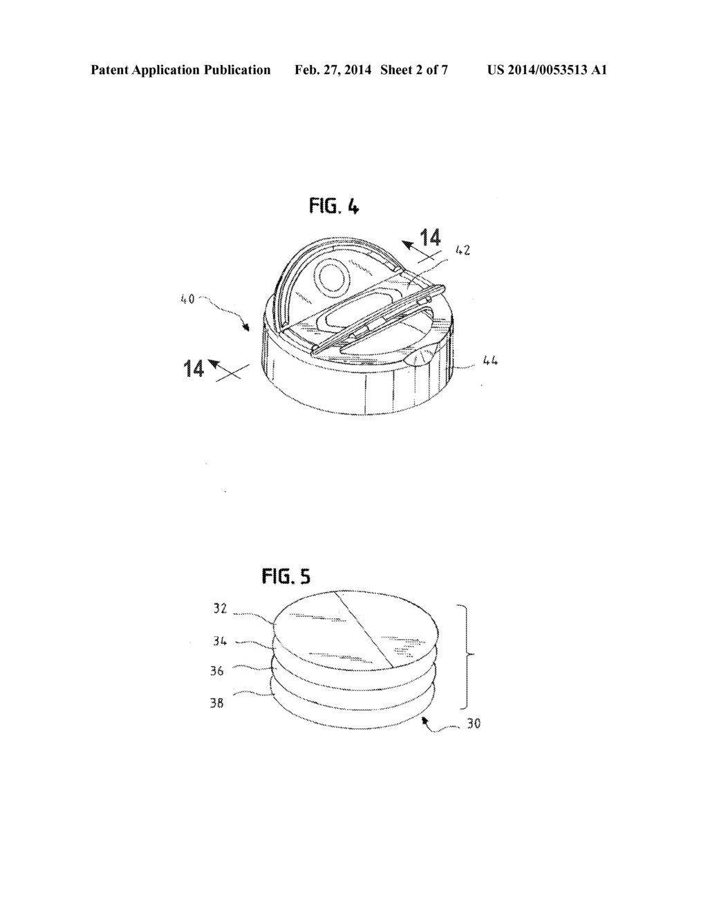 FOOD CONTAINERS ADAPTED FOR ACCOMMODATING PRESSURE CHANGES USING SKIP     SEALS AND METHODS OF MANUFACTURE - diagram, schematic, and image 03