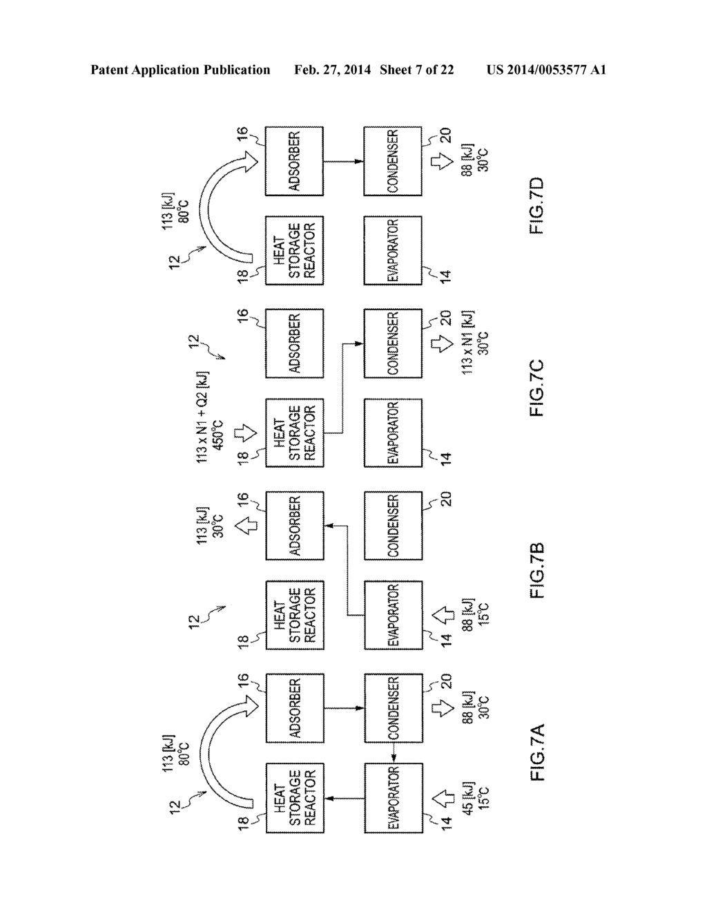 ADSORPTION HEAT PUMP SYSTEM AND METHOD OF GENERATING COOLING POWER - diagram, schematic, and image 08