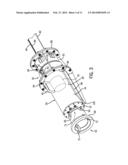 ULTRASONIC FLOWMETER HAVING PRESSURE BALANCING SYSTEM FOR HIGH PRESSURE     OPERATION diagram and image