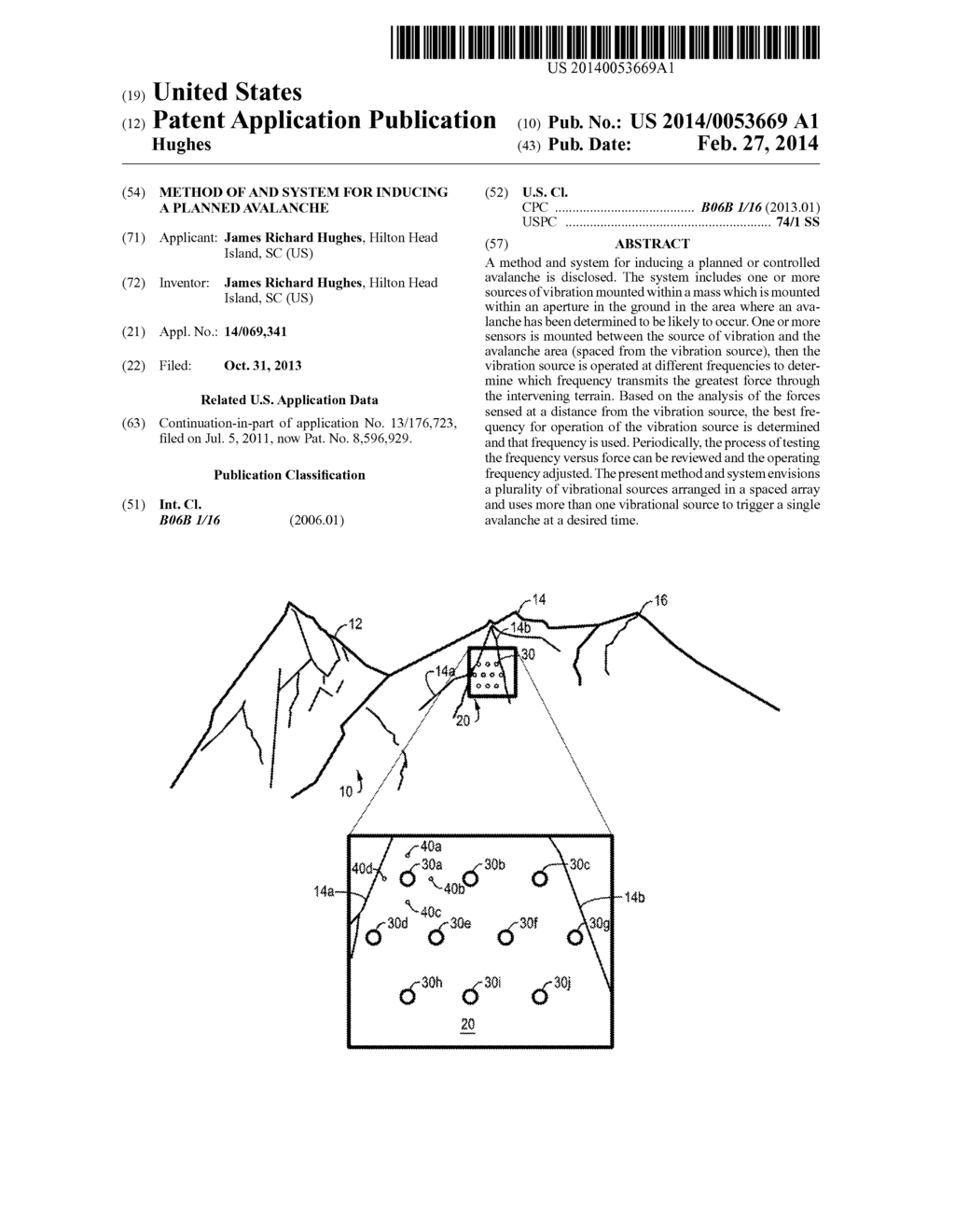 Method of and System for Inducing a Planned Avalanche - diagram, schematic, and image 01