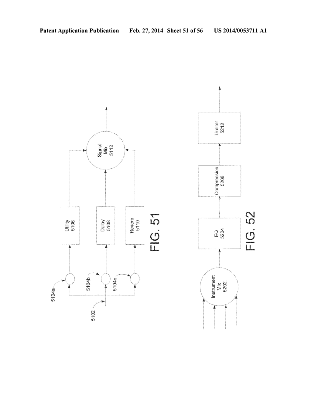 SYSTEM AND METHOD CREATING HARMONIZING TRACKS FOR AN AUDIO INPUT - diagram, schematic, and image 52