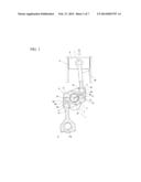 LUBRICATING STRUCTURE OF MULTI-LINK PISTON-CRANK MECHANISM FOR INTERNAL     COMBUSTION ENGINE diagram and image