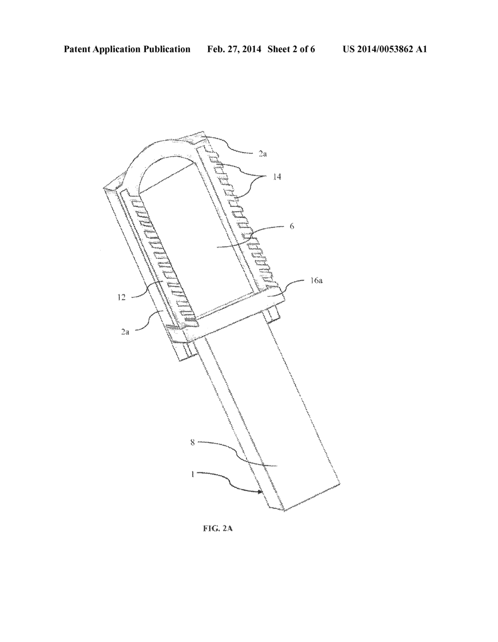 Hair Styling Iron and Attachment with Interchangeable Combs - diagram, schematic, and image 03