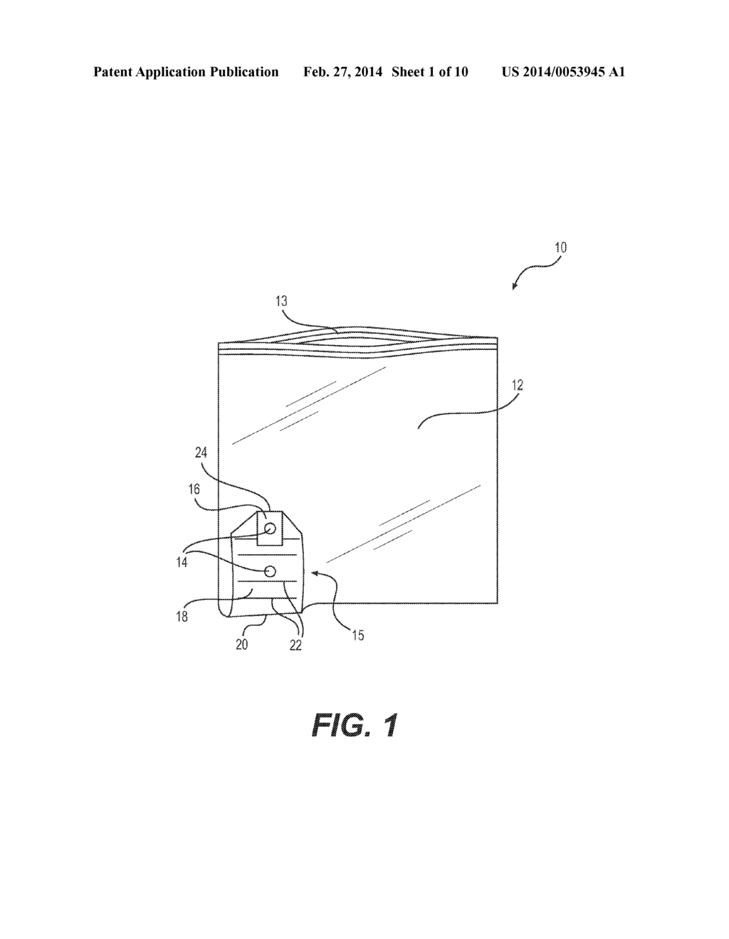 STORAGE AND DISPENSING BAG AND METHOD OF DISPENSING CONTENTS FROM THE SAME - diagram, schematic, and image 02