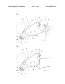 DEVICE AND METHOD FOR PRODUCING A MATERIAL WEB diagram and image