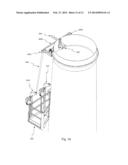 METHOD FOR ACCESSING THE OUTER SURFACE OF WIND TURBINE TOWERS AND DEVICE     FOR USE WITH THIS METHOD diagram and image