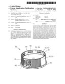 ONE PIECE REVERSIBLE CLOSURE AND CONTAINER SYSTEM diagram and image