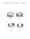 ONE PIECE REVERSIBLE CLOSURE AND CONTAINER SYSTEM diagram and image