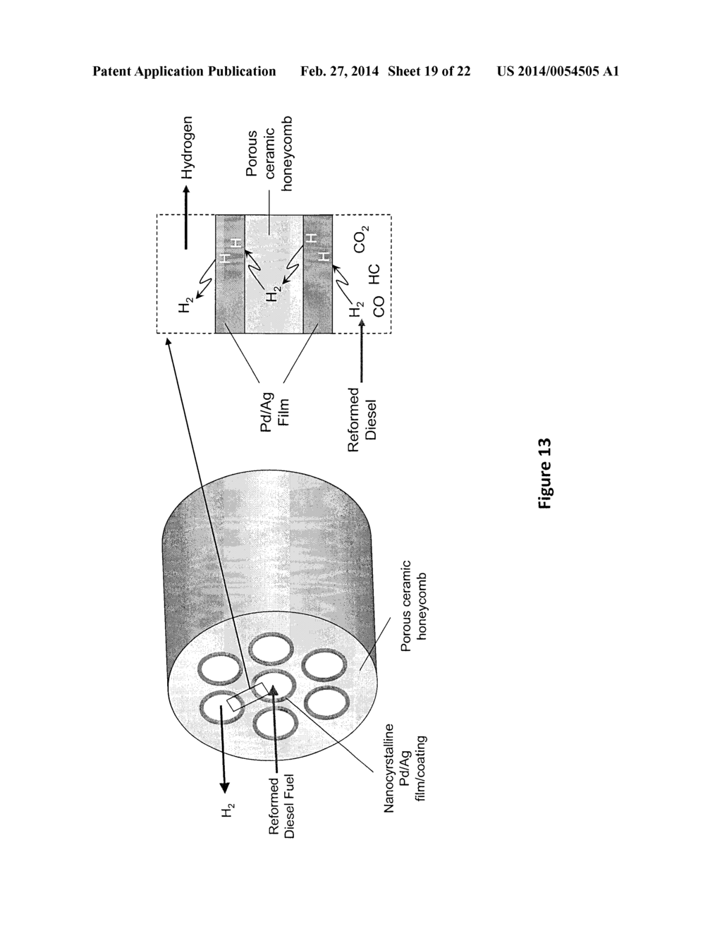 Scalable Multiple-Inverse Diffusion Flame Burner for Synthesis and     Processing of Carbon-Based and Other Nanostructured Materials and Films     and Fuels - diagram, schematic, and image 20