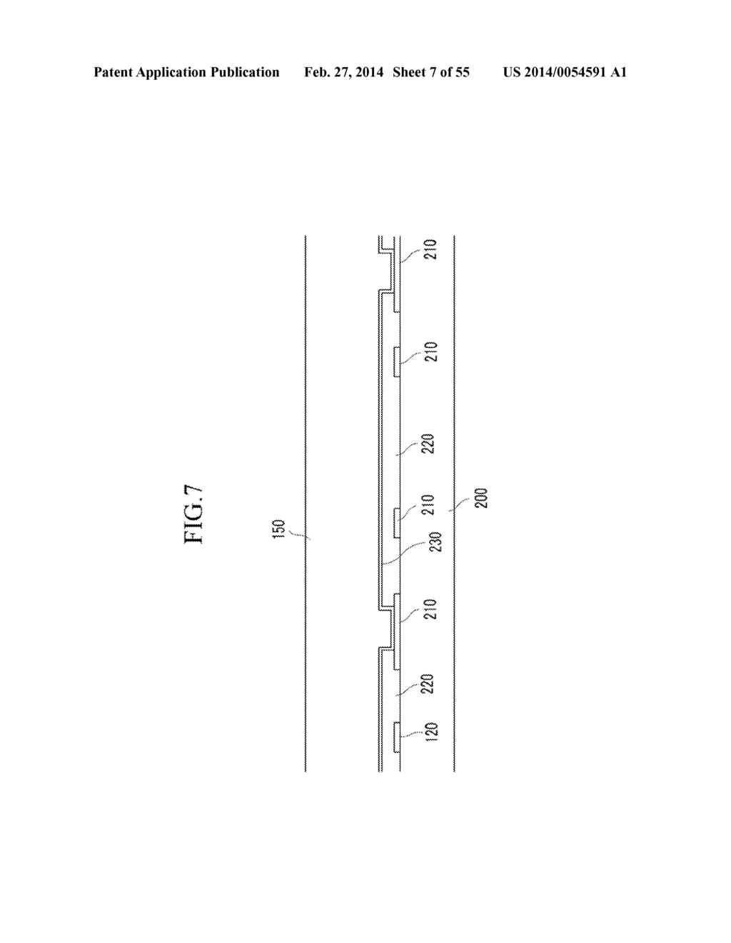 LIQUID CRYSTAL DISPLAY INCLUDING A VARIABLE WIDTH SPACER ELEMENT AND     METHOD FOR FABRICATING THE SAME - diagram, schematic, and image 08