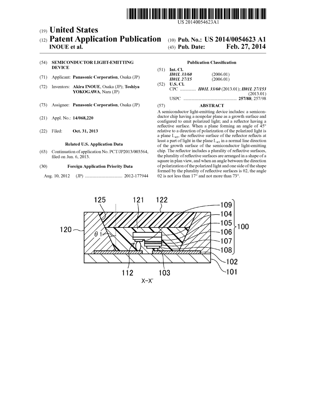 SEMICONDUCTOR LIGHT-EMITTING DEVICE - diagram, schematic, and image 01