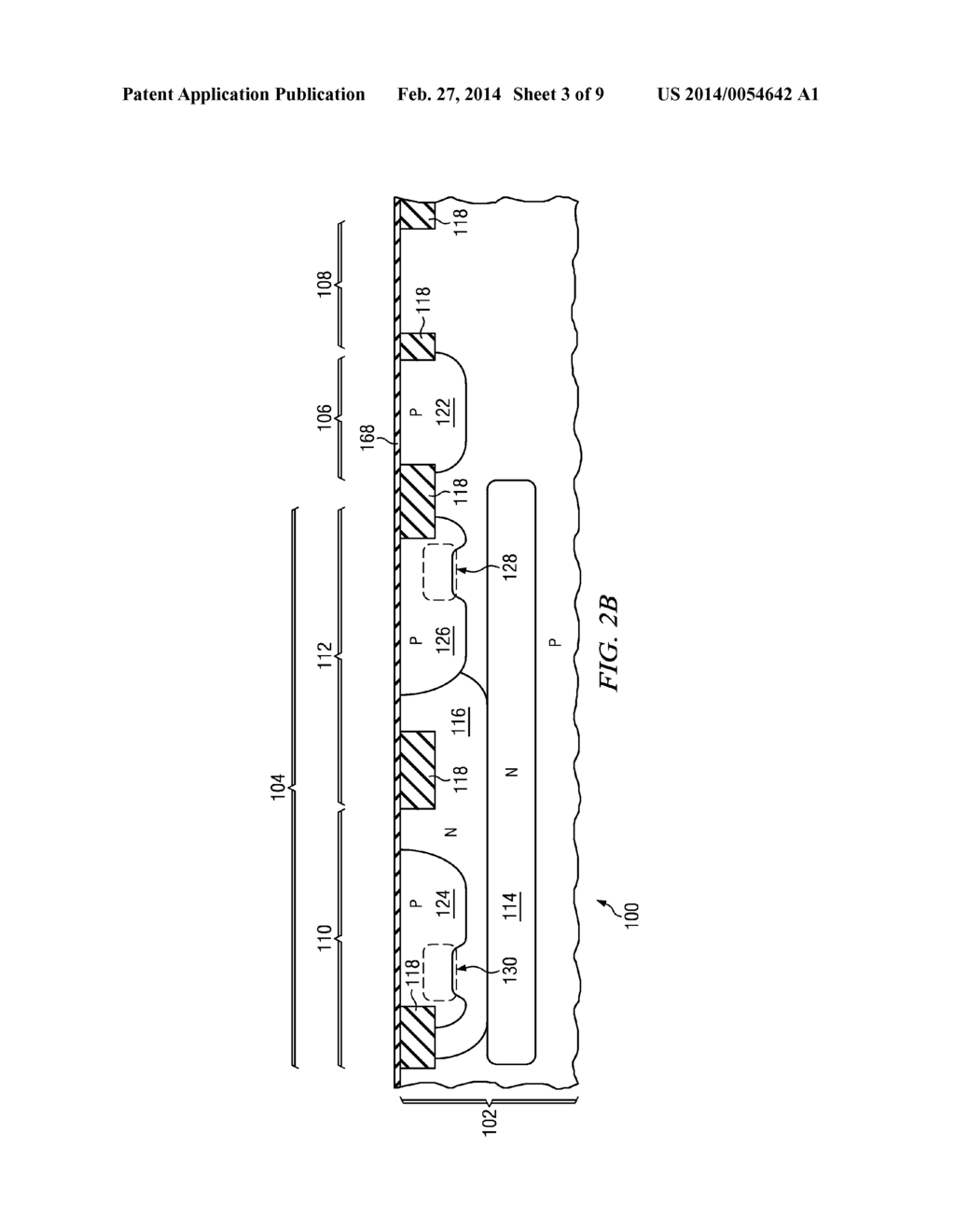 ESD PROTECTION DEVICE WITH IMPROVED BIPOLAR GAIN USING CUTOUT IN THE BODY     WELL - diagram, schematic, and image 04